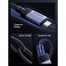 Дата кабель USB-C to USB-C 2.0m 240W 10Gbps braided black Ugreen (95619)