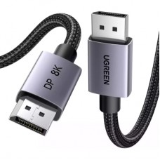 Кабель мультимедийный DisplayPort M to DisplayPort M 5.0m 8K60Hz 32.4Gbps black Ugreen (45039)