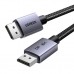 Кабель мультимедийный DisplayPort M to DisplayPort M 5.0m 8K60Hz 32.4Gbps black Ugreen (45039)
