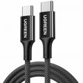 Дата кабель USB-C to USB-C 1.0m PD3.1 240W 480Mbps braided Starlight blue Ugreen (75731)