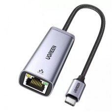 Перехідник USB-C to RJ45 Ethernet 1000Mbps gray Ugreen (40322)