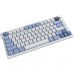Клавиатура Ajazz AF82 Wireless/Bluetooth/USB UA Black/White (AF82-BW)