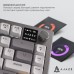 Клавиатура Ajazz AF82 Wireless/Bluetooth/USB UA Black/White (AF82-BW)