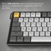 Клавиатура Ajazz AF82 Wireless/Bluetooth/USB UA Gray/White/Orange (AF82-GWO)