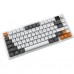 Клавиатура Ajazz AF82 Wireless/Bluetooth/USB UA Gray/White/Orange (AF82-GWO)