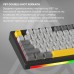 Клавиатура Ajazz AK820 V2 Coconut Flake Switch Wireless/Bluetooth/USB UA Black/Gray/Yellow (AK820-V2-CF-BGY)