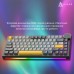 Клавиатура Ajazz AK820 V2 Coconut Flake Switch Wireless/Bluetooth/USB UA Black/Gray/Yellow (AK820-V2-CF-BGY)