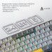 Клавиатура Ajazz AK820 V2 Coconut Flake Switch Wireless/Bluetooth/USB UA Black/Gray/Yellow (AK820-V2-CF-BGY)