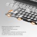 Клавіатура Ajazz AK820 V2 Coconut Flake Switch Wireless/Bluetooth/USB UA Purple/White/Blue (AK820-V2-CF-PWB)