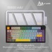 Клавіатура Ajazz AK820 V2 Coconut Flake Switch Wireless/Bluetooth/USB UA Purple/White/Blue (AK820-V2-CF-PWB)