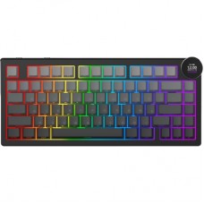 Клавиатура Ajazz AK820 V2 White Peach Switch Wireless/Bluetooth/USB UA Black/Gray (AK820-V2-WP-S-BG)