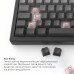 Клавиатура Ajazz AK820 V2 White Peach Switch Wireless/Bluetooth/USB UA Black/Gray (AK820-V2-WP-S-BG)