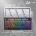 Клавиатура Ajazz AK820 V2 White Peach Switch Wireless/Bluetooth/USB UA Black/Gray (AK820-V2-WP-S-BG)