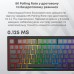 Клавиатура Ajazz AK820 V2 White Peach Switch Wireless/Bluetooth/USB UA Black/Gray (AK820-V2-WP-S-BG)
