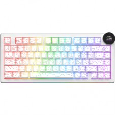 Клавиатура Ajazz AK820 V2 White Peach Switch Wireless/Bluetooth/USB UA White (AK820-V2-WP-S-W)
