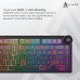 Клавиатура Ajazz AK820 V2 White Peach Switch Wireless/Bluetooth/USB UA White (AK820-V2-WP-S-W)