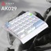 Клавиатура Ajazz AK029 Ice Island Magnetic Switch USB UA White/Blue (AK029-I-WB)