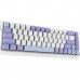 Клавиатура Ajazz NacodeX NK68 V2 Red Switch LED USB UA Purple/White/Blue (NK68-V2-R-PWB)