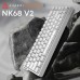 Клавиатура Ajazz NacodeX NK68 V2 Red Switch LED USB UA White (NK68-V2-R-S-W)