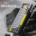 Клавиатура Ajazz AK680 V2 Ice Island Magnetic Switch USB UA Black/Gray/Yellow (AK680-V2-I-BGY)
