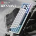 Клавиатура Ajazz AK680 V2 Ice Island Magnetic Switch USB UA Gray/Black (AK680-V2-I-GB)