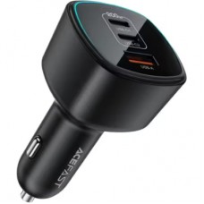 Зарядное устройство Acefast 2xUSB-C + 1xUSB 200W car adapter (6974316285953)