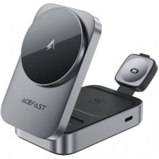 Зарядний пристрій Acefast Wireless QI 3-in-1 22.5W (6974316284079)