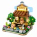 Конструктор JAKI Capybara Relaxation Hot Springs 264 Pieces (GK001)