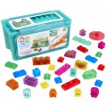 Конструктор Jelly Blox Sensory Construction Set 2-in-1 Case Play Area (934959)