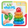 Конструктор Jelly Blox Lil' Jellies Series Sensory Construction Toy Color-Sorting Pyramid (937837)