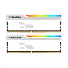 Модуль памяти для компьютера DDR4 32GB (2x16GB) 3600 MHz Onyx White RGB Prologix (PRO32GB3600YWR4K)