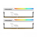 Модуль памяти для компьютера DDR4 16GB (2x8GB) 3600 MHz Onyx White RGB Prologix (PRO16GB3600YWR4K)