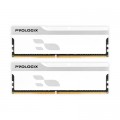 Модуль пам'яті для комп'ютера DDR5 32GB (2x16GB) 6000 MHz Onyx White Prologix (PRO32GB6000YW5K)