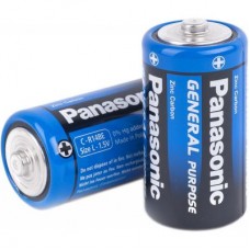 Батарейка Panasonic C (R14) GENERAL PURPOSE TRAY ZINK-CARBON * 2 (R14BER/2P)