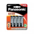 Батарейка AA (R6) Extra Heavy Duty вугільно-цинкова 4pcs Blister Panasonic (R6NPT/4B)