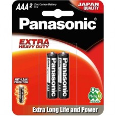 Батарейка AAA (R3) Extra Heavy Duty вугільно-цинкова 2pcs Blister Panasonic (R03PT/2B)