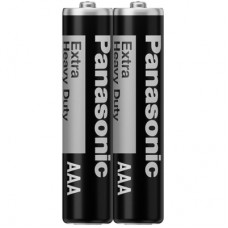 Батарейка AAA (R3) Extra Heavy Duty угольно-цинковая 2pcs Shrink Panasonic (R03UE/2S)