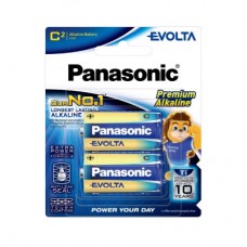 Батарейка C (LR14) Evolta щелочная 2pcs Blister Panasonic (LR14EG/2B)
