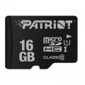 Карта памяти Patriot 16GB microSDHC class 10 UHS-I LX (PSF16GMDC10)