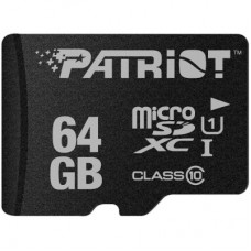 Карта пам'яті Patriot 64GB microSD class10 UHS-I (PSF64GMDC10)