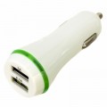 Зарядное устройство Patron 2xUSB 2A/1A white (PN-2USB-CAR-WH)