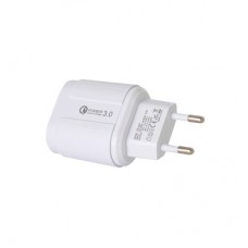 Зарядное устройство Patron USB QC3.0 2.4A white (PN-QC3-220V-W)