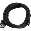 Дата кабель USB 3.0 AM to USB-C 2.0m black Patron (CAB-PN-USB3-TYPEC-2M)