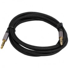 Кабель мультимедийный 3.5mm M to 3.5mm M 1.2m black Patron (CAB-PN-MUL-J-J-12)