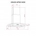Витяжка кухонна Perfelli GRASSI 6PWX INOX