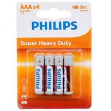 Батарейка Philips AAA R03 LongLife Zinc Carbon * 4 (R03L4B/10)