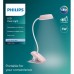 Настільна лампа Philips LED Reading Desk lamp Donutclip 3W, 4000K, 1200mAh (Lithium battery), рожевий (929003179627)