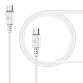 Дата кабель USB Type-C to Type-C 1.2m CB-TT11 white Piko (1283126504020)
