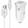 Зарядний пристрій Piko CC-312 (2USB3,1A) + Lightning cable (1283126538810)