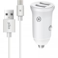 Зарядное устройство Piko CC-312 (2USB3,1A) + USB-C cable (1283126538803)